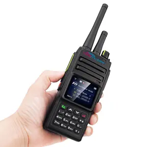 REAL Mobile RM-1560 Push to Talk PTT Dual 4G LTE Analog Radio IP66 Waterproof Walkie Talkie with GPS Tracking & Admin Portal, 3000mAh Battery, Belt Clip, and Sim Card Support
