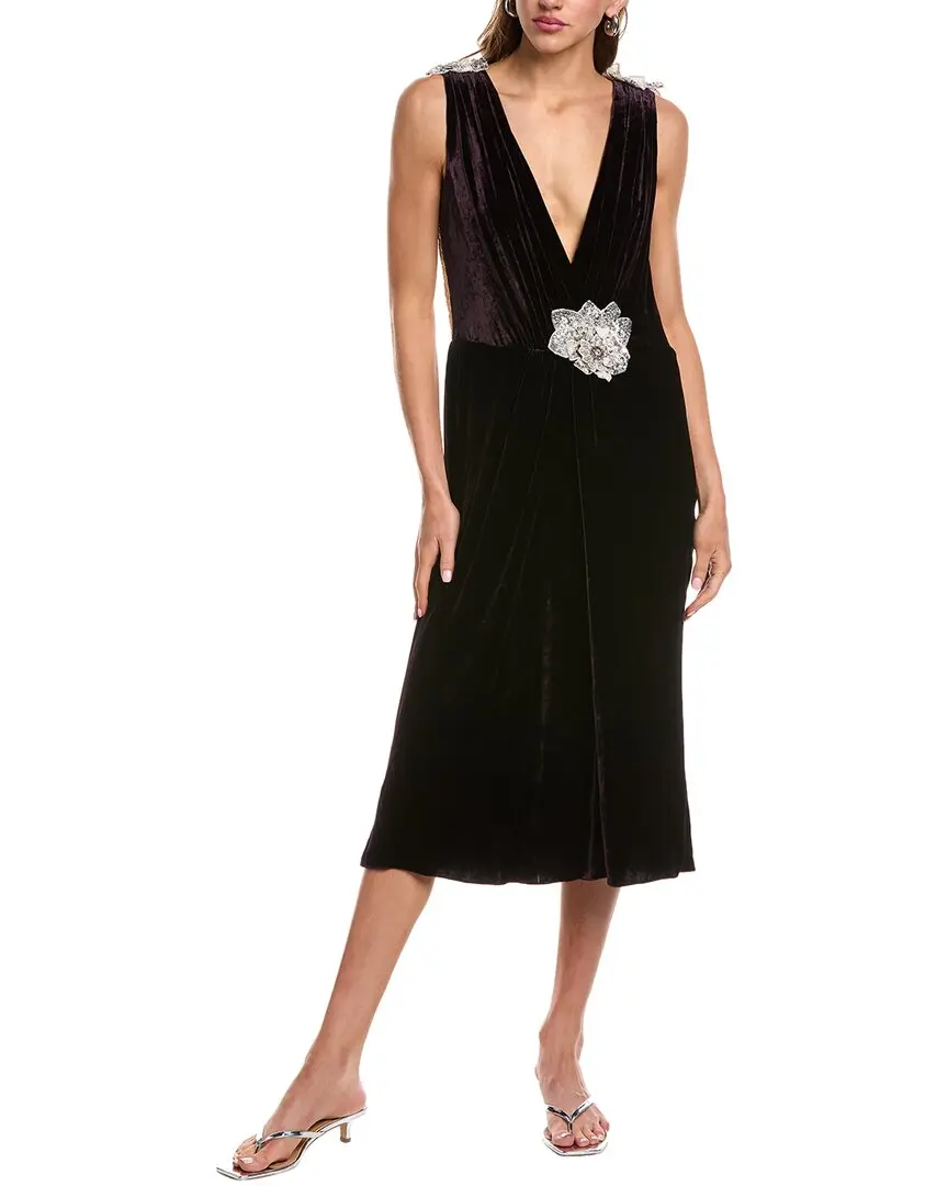 Dolce & Gabbana Silk-Blend Midi Dress