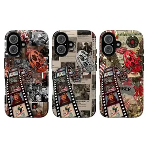 VHS Christmas Movie Phone Case – Home Alone, Elves and Santa Claus Pastel Patterns | The Perfect Gift for Her or Him | Compatible with iPhone 17/16/15/14/13/12/11 Pro Max/Plus and Samsung Galaxy S23FE/22/23/24/25