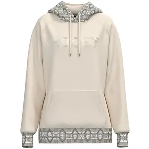 "Trophy" Cream w/Aztec Hoody