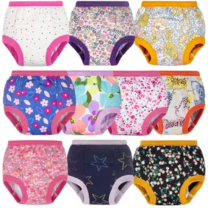 Big  ELEPHANT 10-Pack Kids' Washable Potty Training Pants – Soft Cotton Training Underwear for Toddlers
