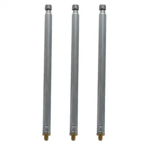 3pcs 13.6 Inch 345mm FM Radio TV Telescopic Whip Antenna Aerial Silver Tone US