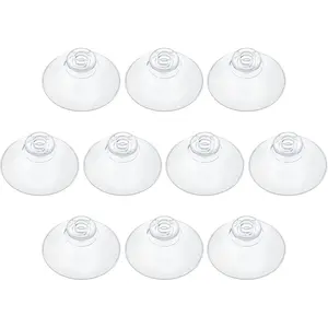Household daily necessities Pawfly 10 Pack Suction Cups 1.8 Inch, Small Rubber Suction Cups for Home Kitchen Bathroom Organization Christmas Decoration Window