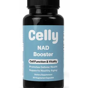 Celly NAD Booster | Longevity Supplement for Healthy Aging with NR (Nicotinamide Riboside) and Nicotinamide | Promotes Cell Function & Vitality | Non-GMO & 3rd Party Tested