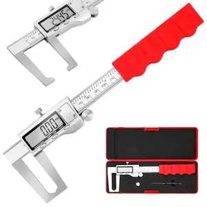 6 Inch Digital Caliper Measuring Tool for Disc Brake Rotor with LCD Display, Unit Conversion, Storage Case and Extra Battery