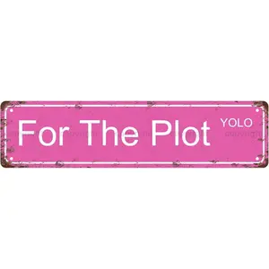 Vintage Metal Tin Sign, 16 x 4 Inch, Rustic, Humor Theme, Wall Mount, Perfect for Indoor/Outdoor Use Decor Room T01035