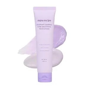 Papa Recipe Eggplant Clearing Pore Smoothing Pack & Foam (100ml / 3.38fl oz)