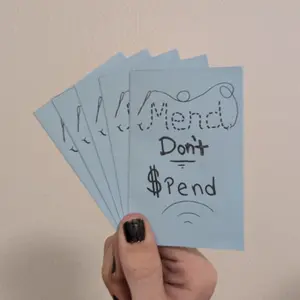 Mend Don't Spend FOLDOUT Zine