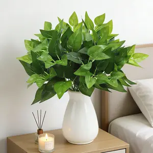 4 Pcs Artificial Plants for Home Decor, Indoor Plant Suitable for Home Office, Bedroom, Outdoor Decoration, Fake Potted Plants