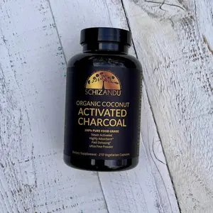Activated Coconut Charcoal Capsules- Supports Gut Health - Vegan, Organic, Non-GMO, No Additives - X-Large Bottle 210 Count