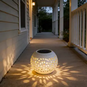 Solar Powered Garden Light, Automatic on Outdoor Patio Decor Lighting, Single Pack Solar Lamp for Yard & Lawn Decoration, Solar Step Light