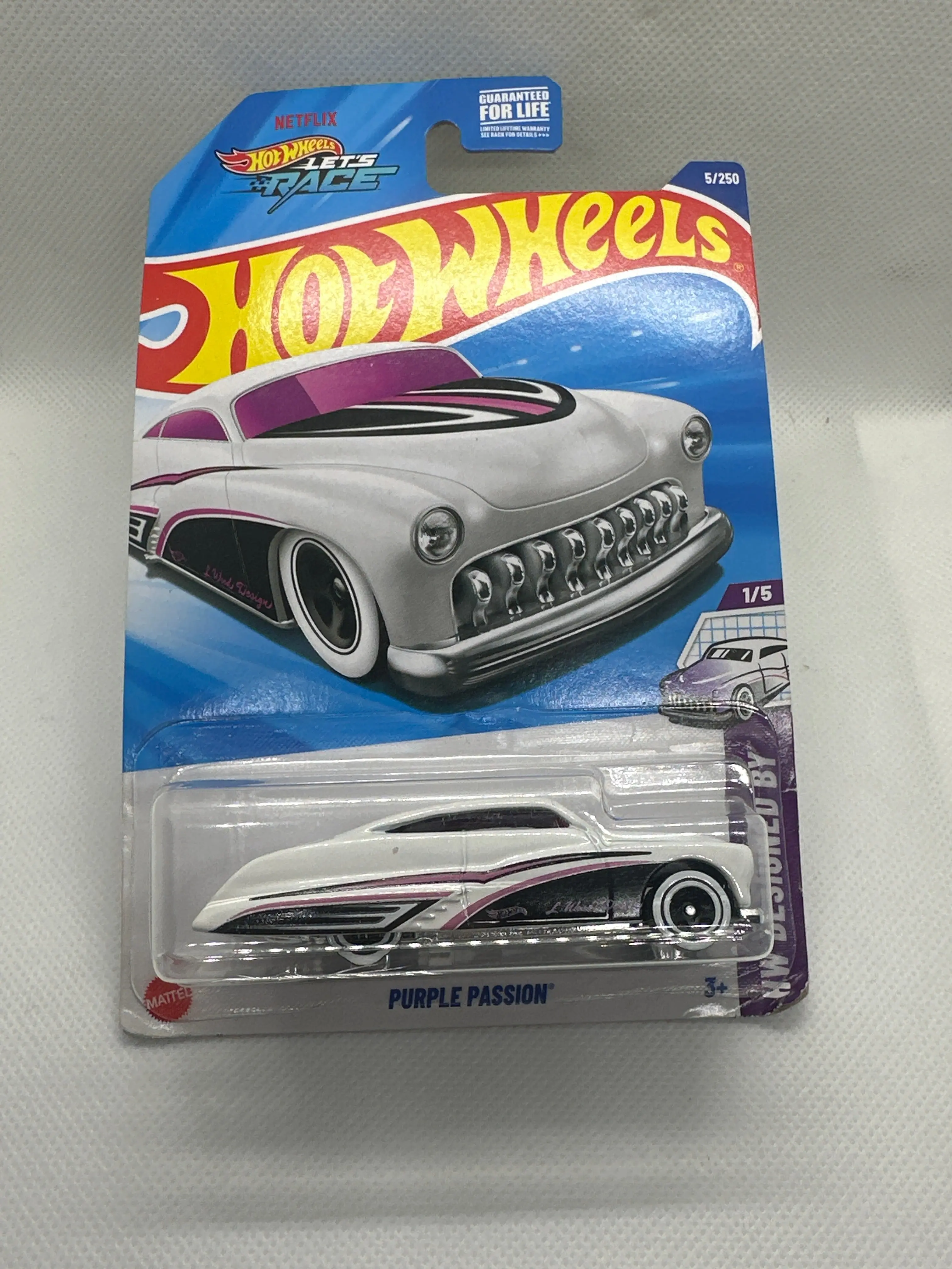 Purple passion white