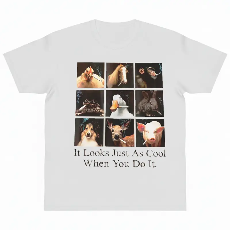animals smoking cigarettes shirt animals smoking cigarettes shirt