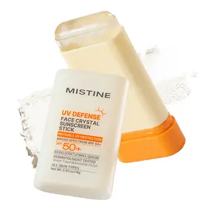 【NEW】【MISTINE Official】UV Protection Crystal Sunscreen Stick SPF50+ | High-Performance Outdoor Sun Protection | For Face & Body | Portable for Easy Reapplication | Wider Coverage #summerwins