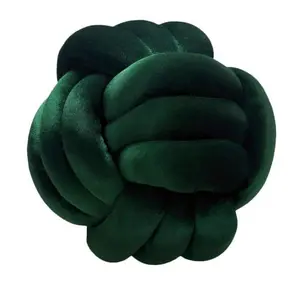 Timberbrook KNBL014 Austin Knot Accent Pillow, Dark Green
