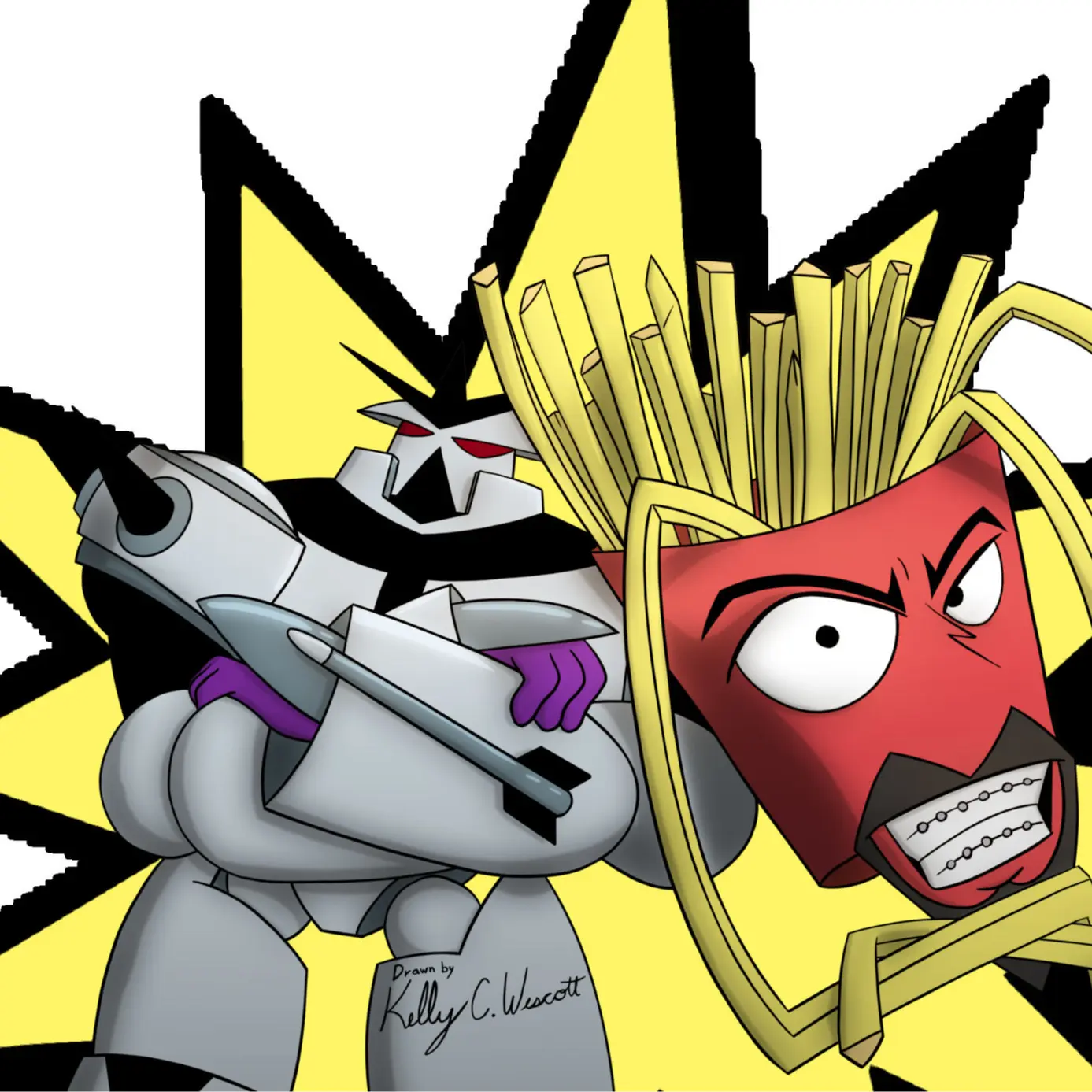 Carey Means Frylock #31 Autographed 8x11 Print on Heavyweight Cardstock Collectible Gem for ATHF Enthusiasts