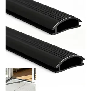 2 count 36 Inch Vinyl Replacement Insert for Adjustable Height  Thresholds with Seals 1-5/16 x 3/8 Vinyl Replacement Insert for Front Under Door Weather Stripping Seal Exterior