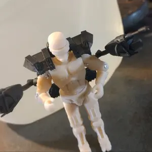 3.75 o-ring action figure RoboCop Handmade Sculpture with posable jetpack