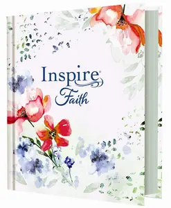 Inspire Faith NLT Journaling Bible, Large Print, Filament app enabled, Gift idea for her- Mom gift, Gift for sister, aunt, mother, grandma