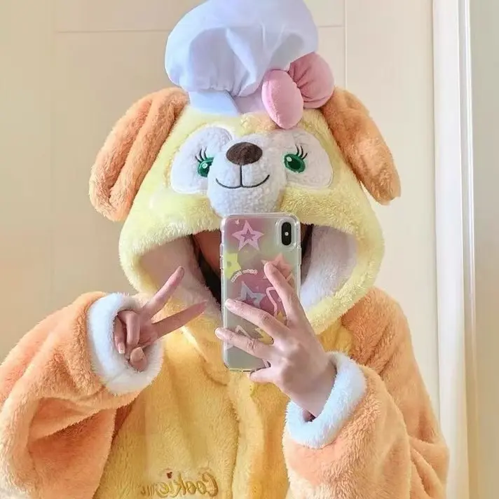 Butter cake chef dog nightgown [thickene