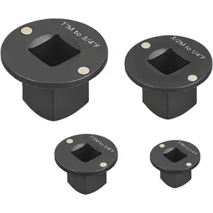 4 count Low Profile  Socket Adapter Set, Low Profile Socket Adapter Drive Ratchet Adapter Set for Tight Spaces, 2025, 3/4" to 1", 1/2" to 3/4", 1/2" to 3/8", 1/4" to 3/8"