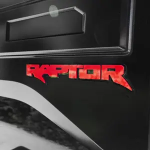 Ford F-150 Raptor (2017-2020) Multi-Colored Acrylic Tailgate Emblems (USA MADE)