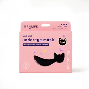 SpaLife Beauty Halloween Cat Eye Smoothing Undereye Masks - 6 Pairs
