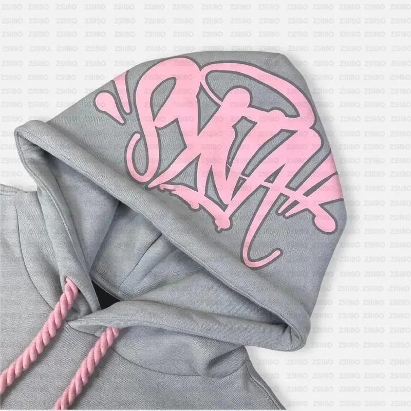 2025 Printed loose hoodie hip-hop streetwear men's and women's pullover casual set5211 2025 Printed loose hoodie hip-hop streetwear men's and women's pullover casual set5211