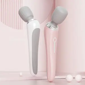 Portable Handheld Massager, Cordless Back Massager 5 Speeds Muscle Massager for Back, Leg, Waist, Neck, USB Rechargeable Massager