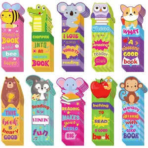 60 count Funny Scented Bookmarks  Assorted Theme Scratch and Sniff Bookmarks for Adult Reading Office