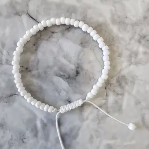 Pulso idde de Obatala ajustable-Adjustable Obatala bracelet idde