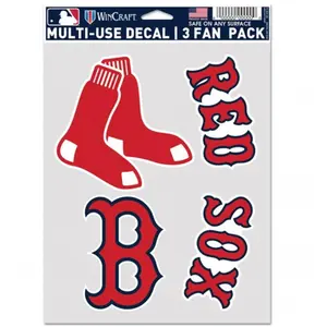 212 MAIN Multi-Use Fan Decal Pack - 3-Piece Team Logo Collectible Decals Set for Sports Enthusiasts