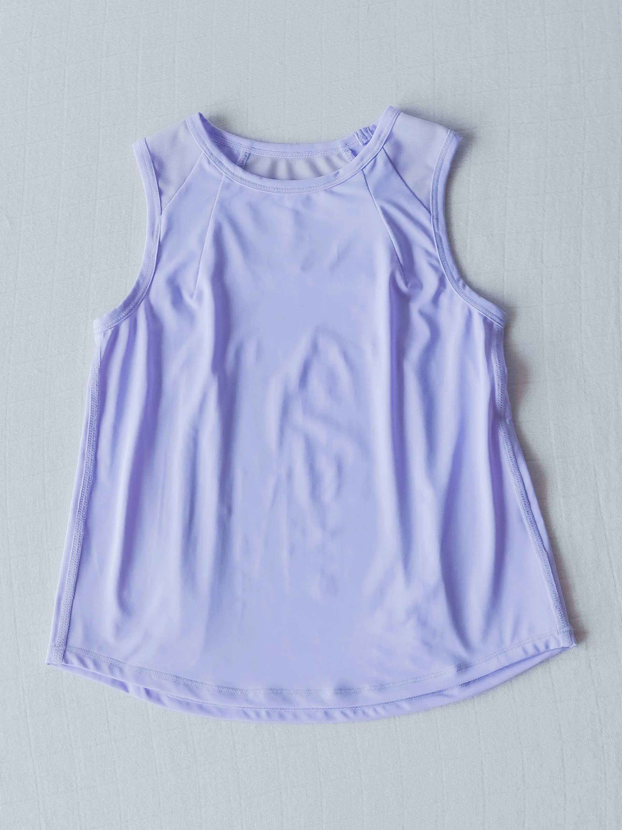 Pleated Tank Top - Purple Aura