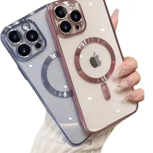 TechGuard iPhone 14 Pro Max Case with Magnetic Ring and Clear Design for Secure Attachment and Sleek Look