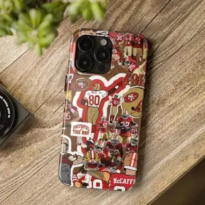 Football Team Collage Compatible with iPhone X, 11, 12, 13, 14, 15, 16, 17 Series & Galaxy Series
