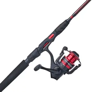 Ugly Stik Carbon Walleye Spinning Reel and Fishing Rod Combo with Durable Carbon Fiber Rod and Smooth Red Reel for Enhanced Fishing Experience