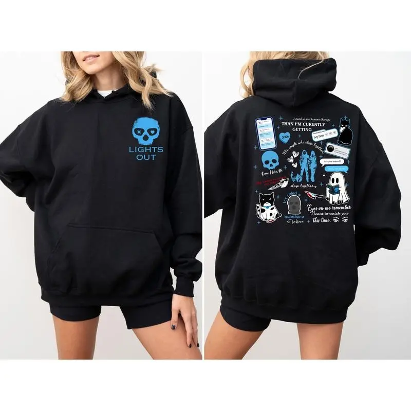 Lights Out Navessa Allen Doubled-Side Sweatshirt, Navessa Allen Shirt, Dark Romance & Bookish Merch, Smutty Readers Tee, Hoodie, Gift for Book Lovers