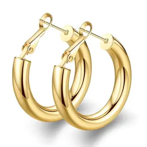 18K Golden-plated Earrings 2pairs/set Minimalist Design Lightweight And Durable Suitable For Daily Wear Valentine'S Day Gifts And Spring Accessories Gift-grade Jewelry errings