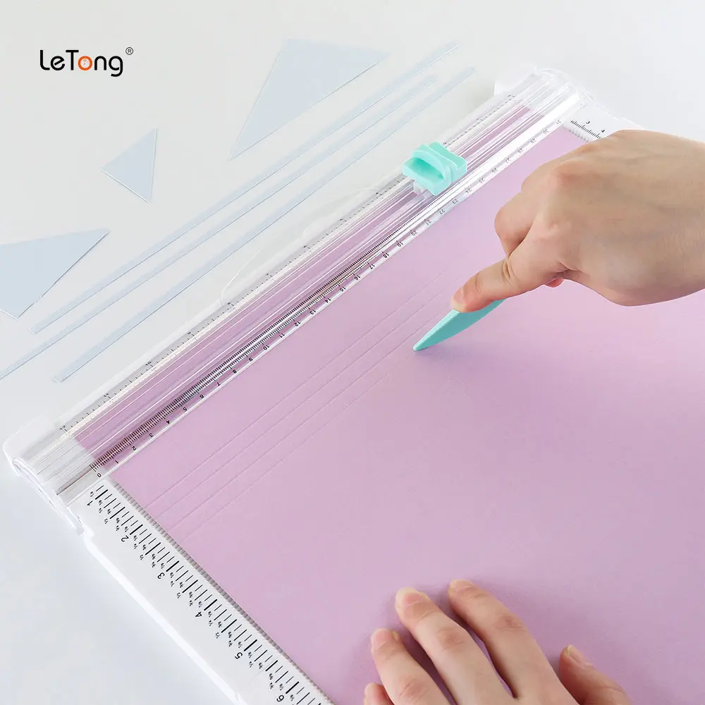 36x33.7cm Paper Trimmer Scoring Board Craft Paper Cutter Folding Scorer for DIY Scrapbooking Card Making Tool Cutting Supplies NEW 2024