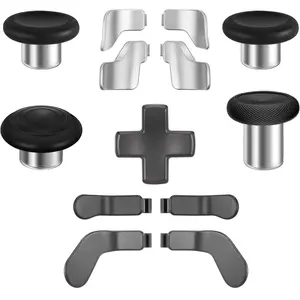 Accessories for  Elite Controller Series 2-13 in 1 Replacement Thumbsticks Joystick Parts Repair Kit Component Set with 4 Standard and 4 Tall Paddles, 4 Analog Sticks, 1 D-Pad