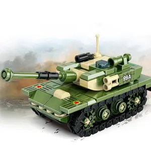 Tank Toys Building Kit, Create a Tiger Tank Models with 159+ Blocks, Great Building Blocks Bricks Set Gifts for Boys, Kids