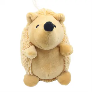 Dog Squeaky Toys Hedgehog Stuffed Plush Dog Chew Toys Durable Interactive Dog Toys for Small Medium and Large Dog,B