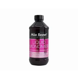 Mia Secret Liquid Monomer Acrylic Nail System 8 FL Oz - Substantial 8oz Capacity for Daily Use & Natural Ingredients for Reliable Skincare Needs