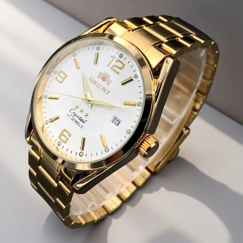 TimAdorn Men's Mechanical Wrist Watch - Classic Touch Fashion Accessory, Everyday Wear Item for Men with Fashion Look, Chic, Traditional