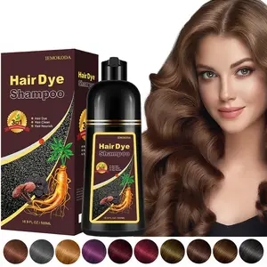 Coffee Hair Color Shampoo - Herbal Formula for Grey Hair Coverage, Instant Unisex Hair Dye, Safe & Easy to Use, Ammonia-Free, Semi-Permanent Hair Color for All Hair Types Haircare hair dye