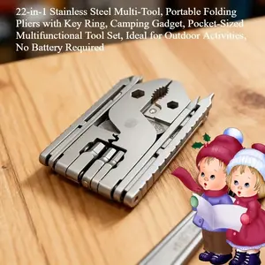 22-in-1 Stainless Steel Multi-Tool! 🔧   Heavy-Duty Folding Pliers with Screwdrivers, Knife & Hammer. Portable Keychain Survival Gear for EDC, Camping & Emergencies. The ONLY Tool You Need! 💥
