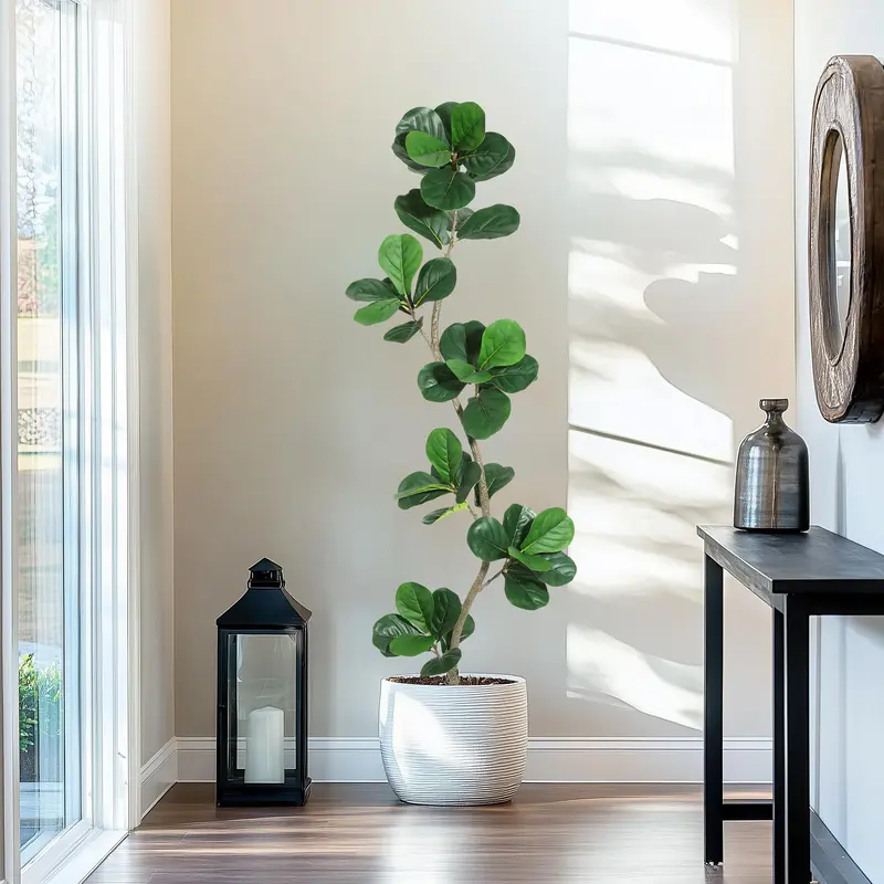 【Restock Sale】GARVEE Discover the elegance of GARVEE Artificial Rubber Trees available in 5ft, 6ft, and 7ft heights, perfect for enhancing indoor spaces with a touch of greenery and sophistication.