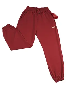 Fall Foliage Tan Thick Joggers