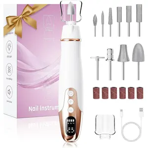 Aesthetic Pink Nail Drill Spin Cordless Rechargeable Tool  Perfect for Thick Nails Cuticle Care