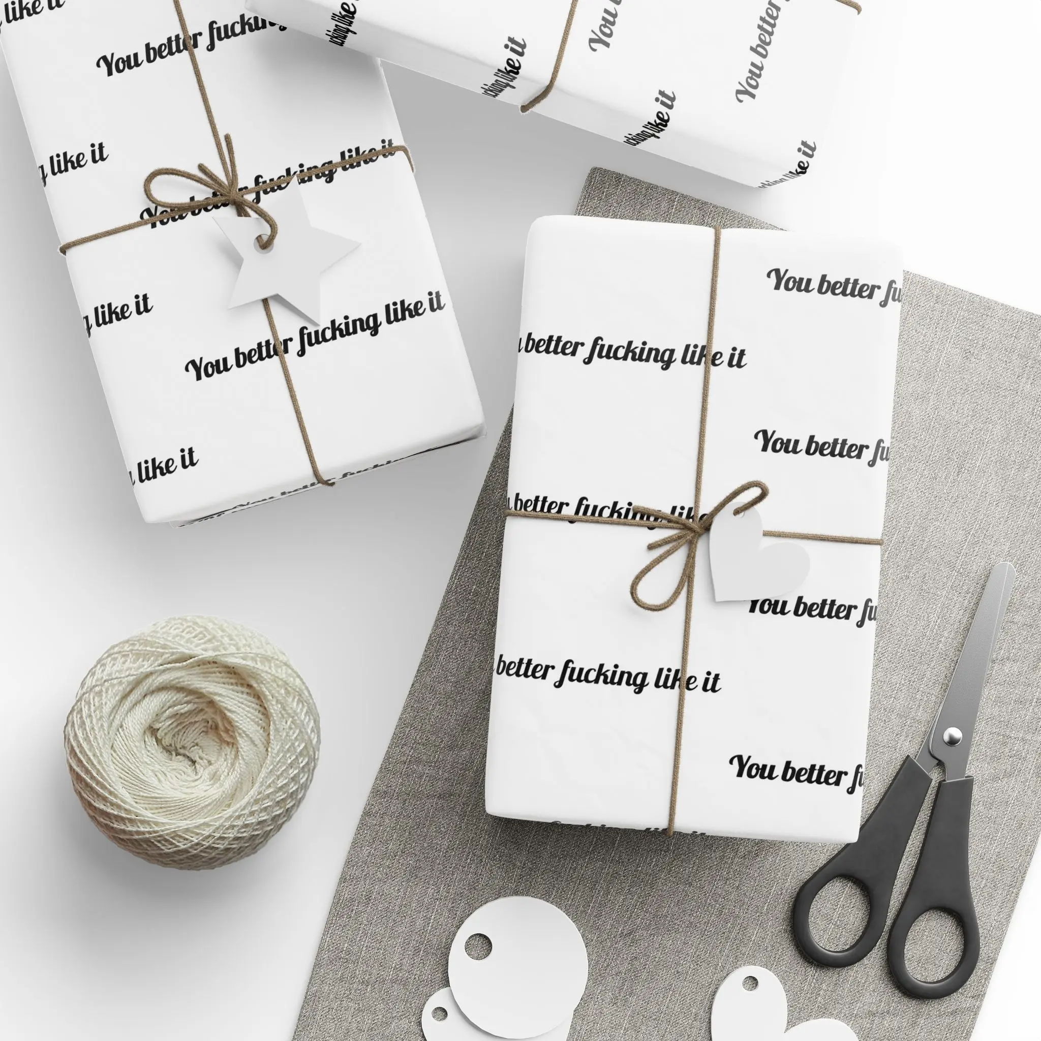 You Better Fk Like It Rude Gift Wrap, Offensive Funny Sarcastic Wrapping Paper - Perfect for Gift Wrapping for For Fans, Loved Ones, Holidays & Special Occasions